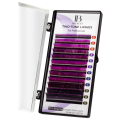 Rzęsy i-Beauty dwukolorowe fioletowe
