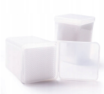 Waciki bezpyłowe perforowane, czyściki, 200szt, 5x5cm