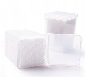 Waciki bezpyłowe perforowane, czyściki, 200szt, 5x5cm