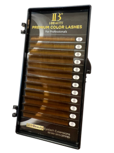 Rzęsy średni brąz CC 0,07 Color I-Beauty -12pasków