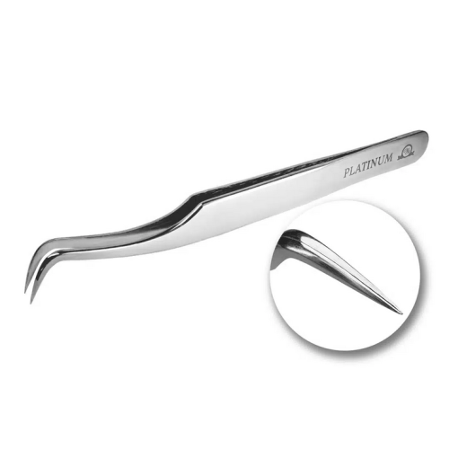 Pęseta do przedłużania rzęs Strong Mini PLATINUM.png