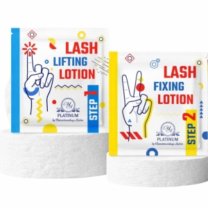 Zestaw do liftingu rzęs preparaty w saszetkach PLATINUM 2 kroki