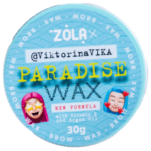 ZOLA Viktorina Vika Wosk do Brwi 30 gr Paradise Wax z Witaminą E i Olejem Arganowym