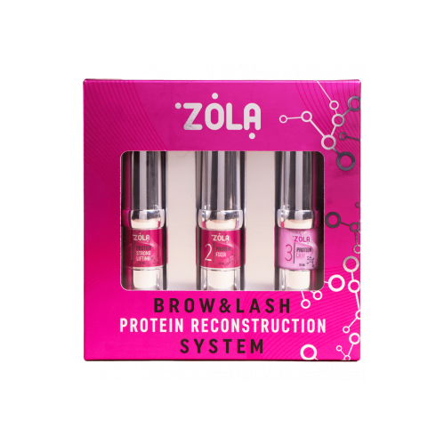 ZOLA Nowy zestaw do laminowania Brow&Lash Protein Reconstruction System
