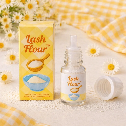 Puder do koreańskiego liftingu rzęs, LASH FLOUR THICKNER, 5g