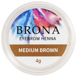 Brona Henna ŚREDNI BRĄZ 4g