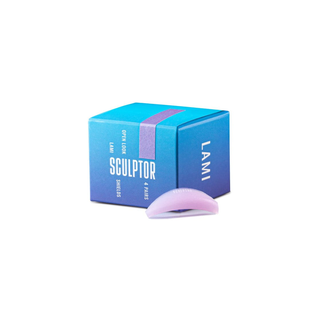 Силиконовые валики для лифтинга ресниц Sculptor Open Look Lavender, разные размеры