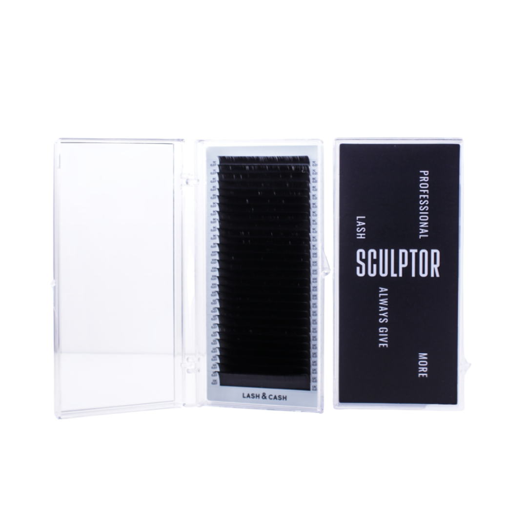 Ресницы для наращивания Sculptor Lash&Cash XL, мягкие